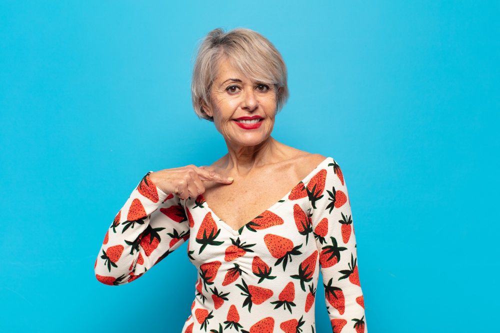 Fryzura odmładzająca dla 60-latki