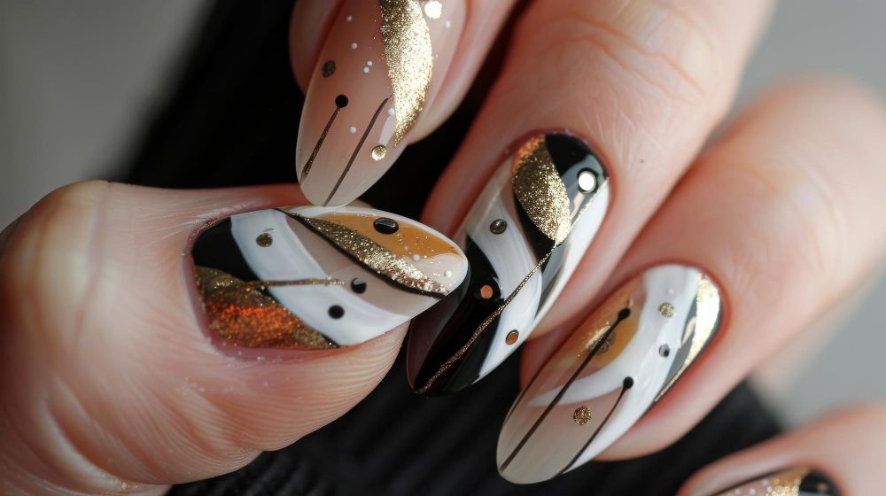 Jesienne paznokcie wzory