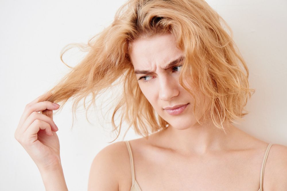 Nawilżanie suchych włosów