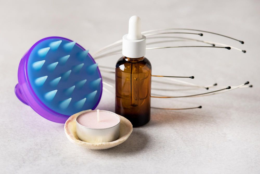 Masażer do skóry głowy